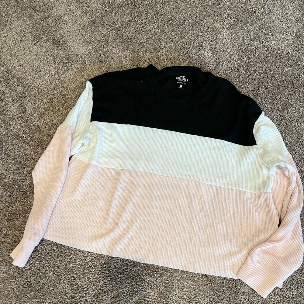 Hollister ribbed henley